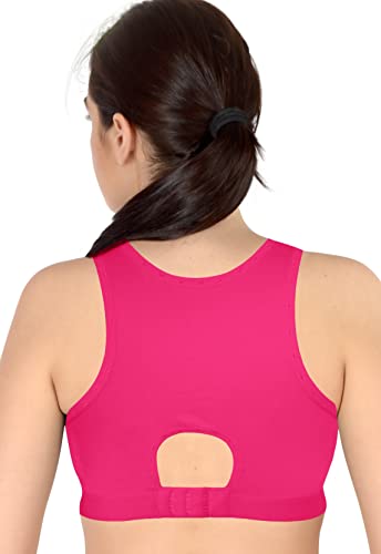 Image of Selfcare Women Cotton Blend Full Coverage Non Padded Sports Bra