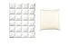 Produktbild Mack Flauschige Federbettdecke Daunen I Bettdecke 135 x 200 und Kissen 80x80 I Daunendecke Steppdecke 135 x 200 Set I Daunenbettdecke und Feder-Kissen 80x80cm I Bettenset 135x200