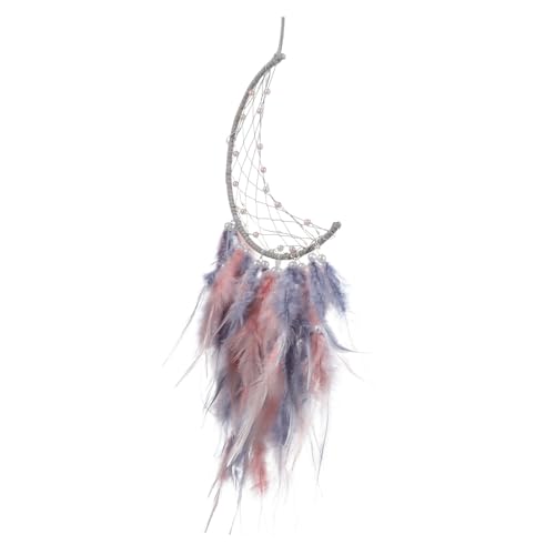 GRIRIW Dream Catcher Wall Hanging Decoration Cute Boho Bedroom Decor for Teen Girls Handmade Woven Ornament Elegant Design for Boys and Girls Rooms and