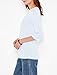 NIC+ZOE womens 3/4 Sleeve Boat Tee T Shirt, Paper White, Large US