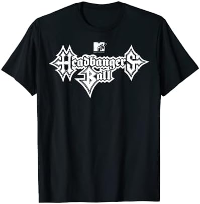 MTV Headbangers Ball Metal Text T-Shirt