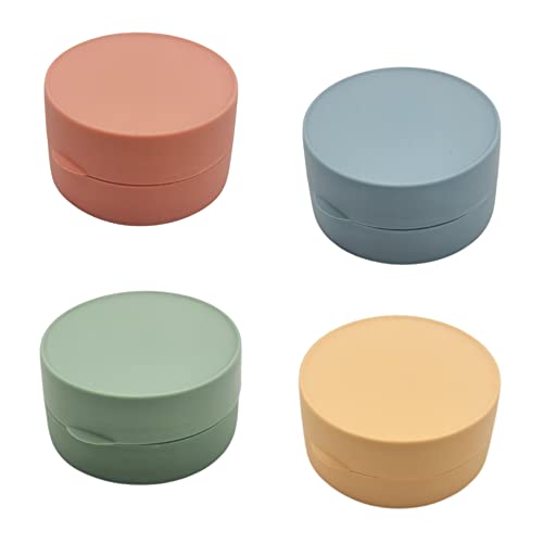 Pamtns Boite Savon Plastique 4 Pièces Boîte à Savon de Voyage Portable Porte-Savon Etanches avec Couvercle Boîte de Rangement de Savon Petit pour la Maison Extérieur Camping 4 Couleurs