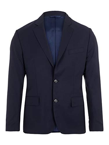 J.Lindeberg Men's Hopper Soft Comfort Wool Jacket, Jl Navy, 56