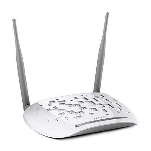 TP-Link 300 Mbps Wireless N USB VDSL/ADSL Modem Router, Single-Band, Broadband Speed Up to 100 Mbps, Versatile Connectivity, 4xFast Ports, USB 2.0 (TD-W9970) (Generalüberholt)