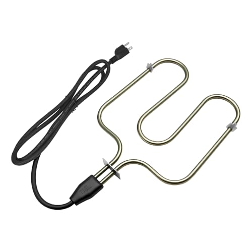 CuraceQ 116-7000-0 Electric Heating Element, Compatible with Brinkmann Smoker Heating Element, Outdoor Smoker and Grill Heating Part, 1500W 120V