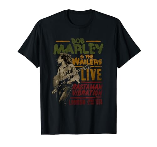 Bob Marley BTRTW The Wailers Live Camiseta