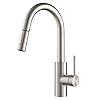 Kraus oletto single handle pull down kitchen faucet with quickdock top mount installation assembly in spot free stainless steel kpf 2620sfs  urban country home decor