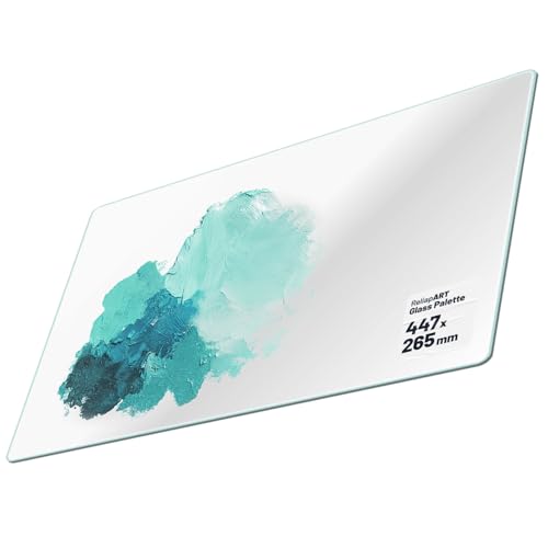 ReliapART Artists’ Easy Clean Clear Glass Art Paint Palette - 445x260mm