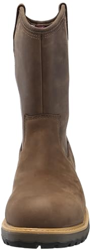Timberland PRO Timberland PRO Women's Ashlar Pull-On Alloy Safety Toe Waterproof Industrial Western Work Boot, Turkish Coffee-2024 NEW, 6