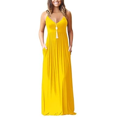 yellow summer maxi dress