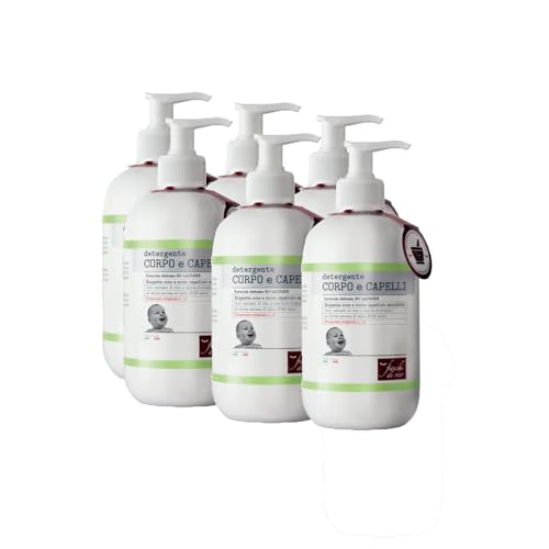 Fiocchi di Riso 6 Flaconi Detergente Corpo e Capelli 400ml
