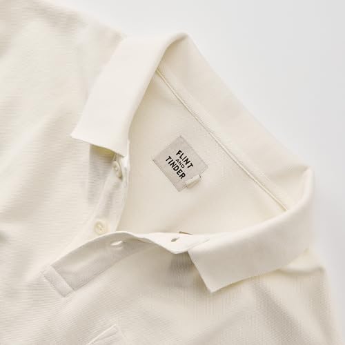 Huckberry Flint and Tinder Pique Polo, Polo Shirts for Men3