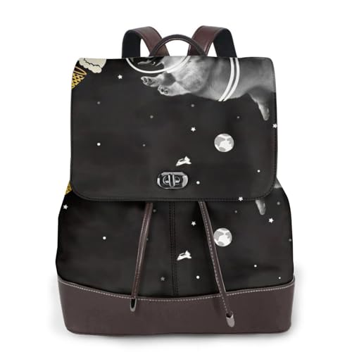 Sac à dos ordinateur femme Space Corgi EdWal idéal pour le travail et voyages