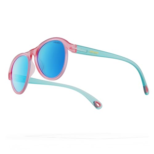 Kids Polarized Sunglasses for Boys Girls Skin Feel TR90 Youth Teen Beach Travel Outdoor Glasses for Ages 5-13