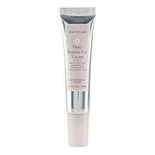 Naturium Multi-Peptide Eye Cream, Smoothing & Anti-Aging Skincare, with Squalene & Hyaluronic Acid, 0.5 oz