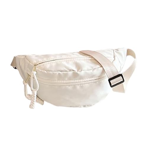 Image of Chest Bag Crossbody Daypack Sport Waist Pack Waist Bag Fashion Crossbody Bag White