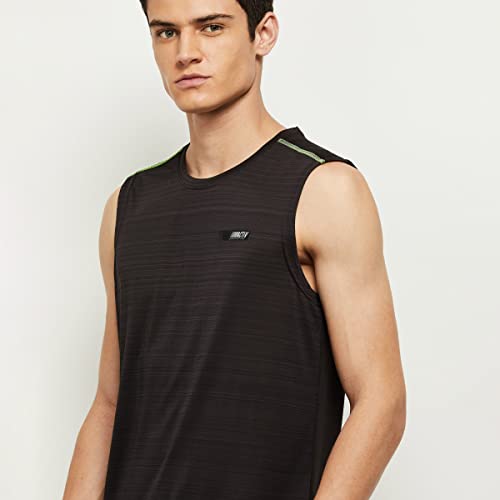 Image of Max Men's Printed Sleeveless Sports T-Shirt