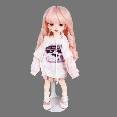 Image of UCanaan 10 pcs Doll Stand - Action Figure Stands with Expandable Waist Wire for 8 inch-14 inch Dolls Doll Stands for 8 to 12inch Dolls Suitable for 1 /6 Dolls Accessories,Action Figure Stand (White, 10)