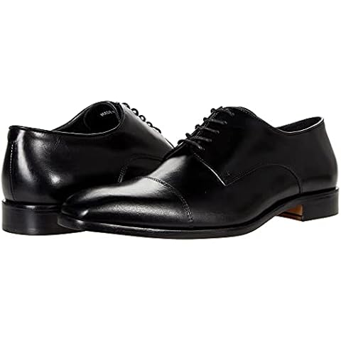 Massimo Matteo Italian Cap Toe Black 8 D (M) Cover