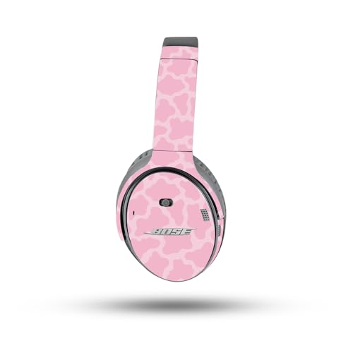 Image of MightySkins Skin Compatible with Bose QuietComfort 35 II Headphones - Pink Giraffe | Protective, Durable, and Unique Vinyl Decal wrap Cover | Easy to Apply, Remove, and Change Styles