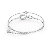 SWAROVSKI Women's Infinity Crystal Jewelry Collections, Rhodium & Rose Gold Tone Finish