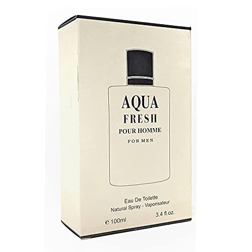 Meta-Bosem Aqua Fresh Cologne For Men, Eau De Toilette Natural Spray, Wonderful Gift, Masculine Scent, Casual And Formal Use, For All Skin Types, 3.4 Fluid Ounce/100 Ml #TOP3