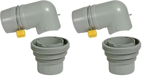 Image of Camco RV Easy Slip Elbow and 4-1 Adapter | Features a Larger Inside Diameter for Faster Dumping and Adapter Fits 3-Inch Slip or 3-Inch,3.5-Inch and 4-Inch Threaded Pipe (39144) | (Pack of 2)