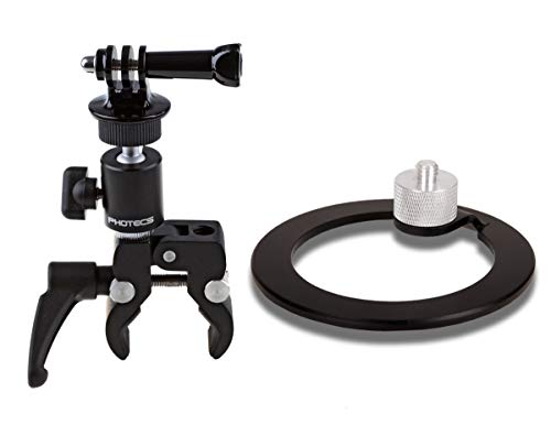 ® Universal-Halterung, Klemm-Halter mit 1/4"-Anschluss, für Dashcam, Kamera, Leuchten etc. (mit Tischsockel)