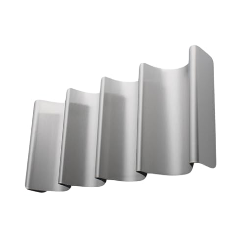 NAMOARLY 1pc U Shaped Pancake Stand Food Trays Taco Truck Tray Taco Rack Shells Taco Holder Car Tray for Taco Stand Rack Display Mini Taco Pizza Pie Display Stand 430 Stainless Steel