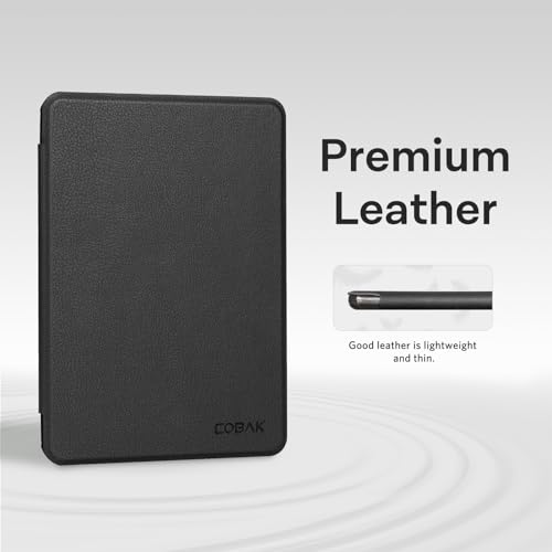 Image of CoBak Case with Fold-Back Magnetic Cover for 7 inch Kindle Paperwhite 12th Gen 2024 and Kindle Colorsoft - for PopSockets Grip, Compatible with iPhone MagSafe and Anker Wireless Charging Pads, Auto Wake