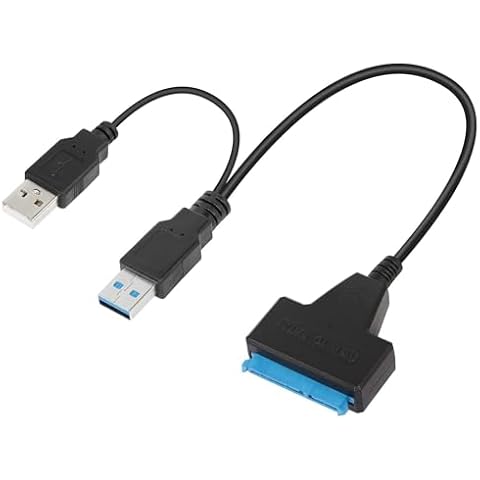 AYMBH Dual USB to SATA Adapter Cable Cover