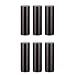 Mega Candles 6 pcs Unscented Black Round Pillar Candle, Hand Poured Premium Wax Candles 2 Inch x 6 Inch, Home Décor, Wedding Receptions, Baby Showers, Birthdays, Celebrations, Party Favors & More