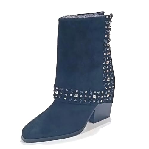 Bottines Emilia NOA HARMON 9852 avec talon bloc stable et cuir souple