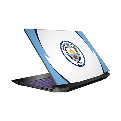Skin vinyle HP Pavilion 15.6 anti-rayures aux couleurs de Manchester City
