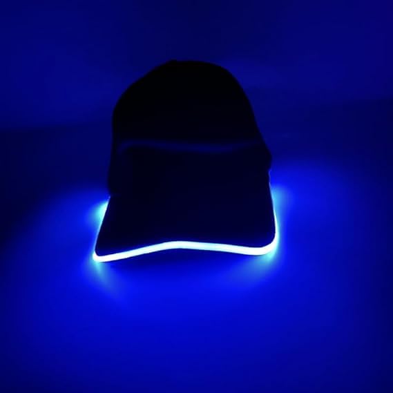 FKU Colour Changing Luminous Multicolored Led Party Cap Battery Operated Dancing Led Cap For Disco Weddings DJ Party Musical Night Events 1pc (Multicolored Led Party Cap) (B0D7SH74Y6) Amazon Price History, Amazon Price Tracker