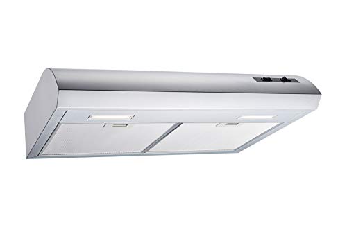 Winflo 30 In. Convertible Stainless Steel Under Cabinet Range Hood With Mesh Filters And Push Button Control #TOP2