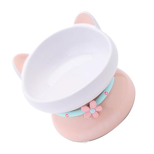 猫餌入れ 猫食器 犬猫用セラミックフードボウル 猫 フードボウル 猫の皿 食べやすい 猫用 脚付猫餌台 すべり止め付き 餌入れ 犬 首や腰の負担を軽減し 可愛い 猫皿 猫餌入れ 水飲み用 吐き戻し防止 洗いやすい 電子レンジ・食器洗浄機 対応 猫耳