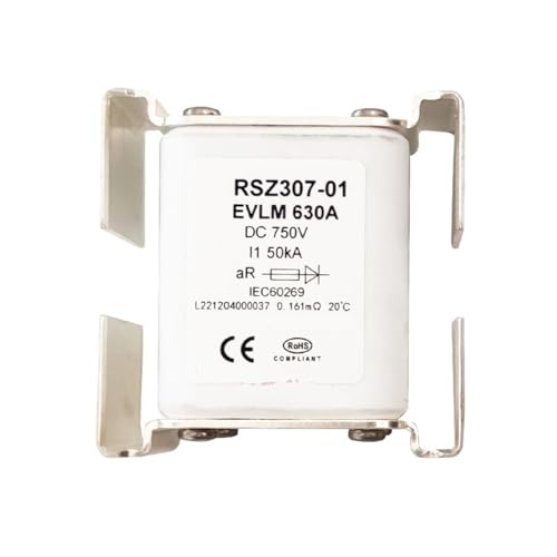 Fusible RSZ307-01 EVLM 630A contre les courts-circuits de 50KA sur réseau DC 750V