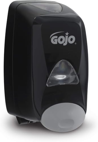Image of GOJO FMX-12 Push-Style Foam Soap Dispenser,Black,for 1250 mL FMX-12 Foam Soap Refills - 5155-06,(Pack of 6)