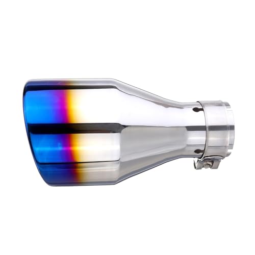 Tuyau d'échappement pour VW en inox anti-corrosion avec double embout de silencieux rond