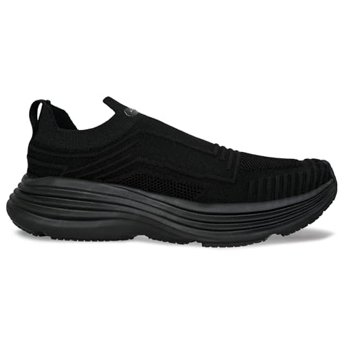 Image of Allen Cooper Training,Atheletic,Gym,Sports Comfortable Extra Max Cusion with Memory Foam Insole,Anti Skid Tech Grip Walking Shoes for Men(06202 Black /Grey-Sizes 6,7,8,9,10)