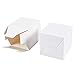 Juvale 100-Pack White 3x3x3 Gift Boxes with Lids for Candles, Ornaments, Crafts, Party Favors, Cupcakes, Holiday, Birthday, Baby Shower, Bridesmaid and Groomsmen Proposal, Easy Assemble