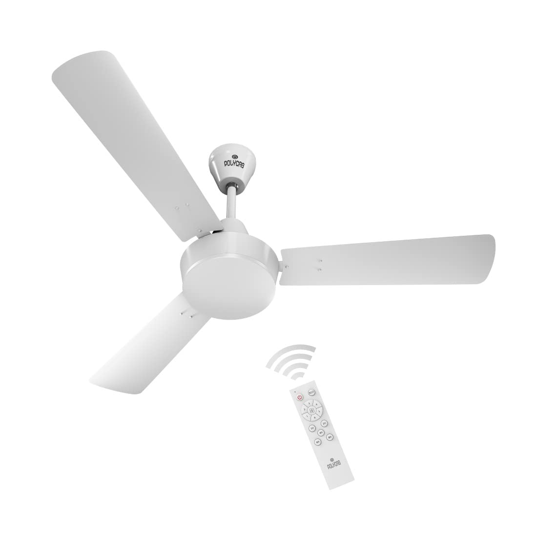Polycab Fantasy Neo Super Premium 1200 MM Ceiling Fan with Built in 3 in 1 color LED Underlight and remote control (White)-2 year warranty (B0B35XBWFL) Amazon Price History, Amazon Price Tracker