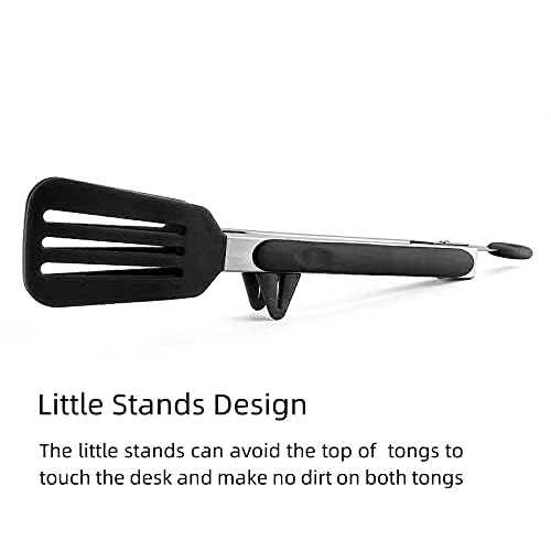 Lot de 3 pinces de cuisine de 22,9 cm, pinces pour la cuisine avec embouts