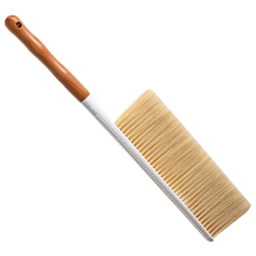 DECHOUS Cepillo De Mano Para Limpiar, Escoba De Cerdas Suaves, Mango De Madera, Cepillo De Limpieza Suave Para Hogar, Adecuado Para Sofás y Camas, Uso Doméstico