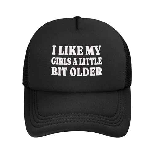 Image of I Like My Girls A Little Bit Older Trucker Hat Snapback Hat Funny Hats for Men Women