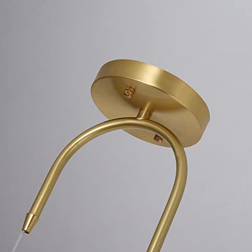 Suspension LED avec intensité variable et hauteur ajustable pour salle à manger