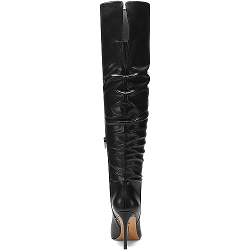 INC Womens Iyonna Patent Slouchy Over-The-Knee Boots Black 8.5 Medium (B,M)3