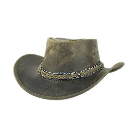Chapeau Cowboy Black Jungle en Cuir Cover