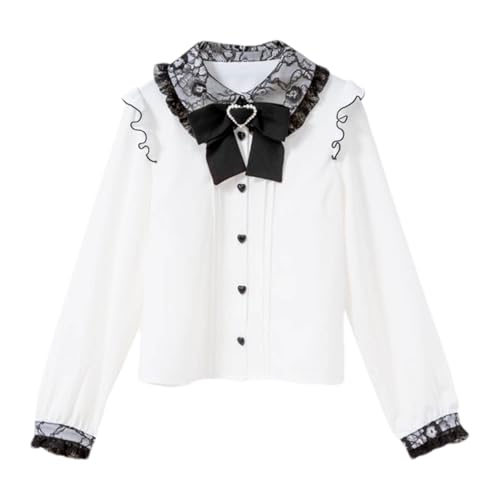Chemisier victorien confortable en dentelle pour sublimer votre style gothique Lolita